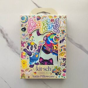 Lisa Frank x Kitsch various characters standard size satin pillowcase - NIB